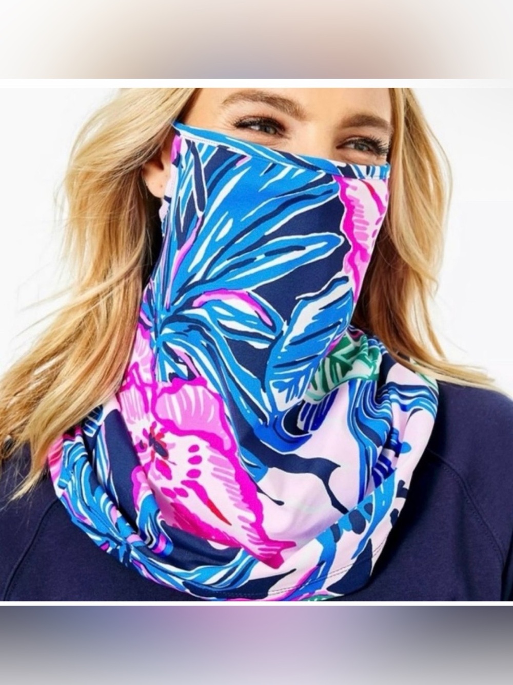 Lilly Pulitzer Floral Gaiter Mask